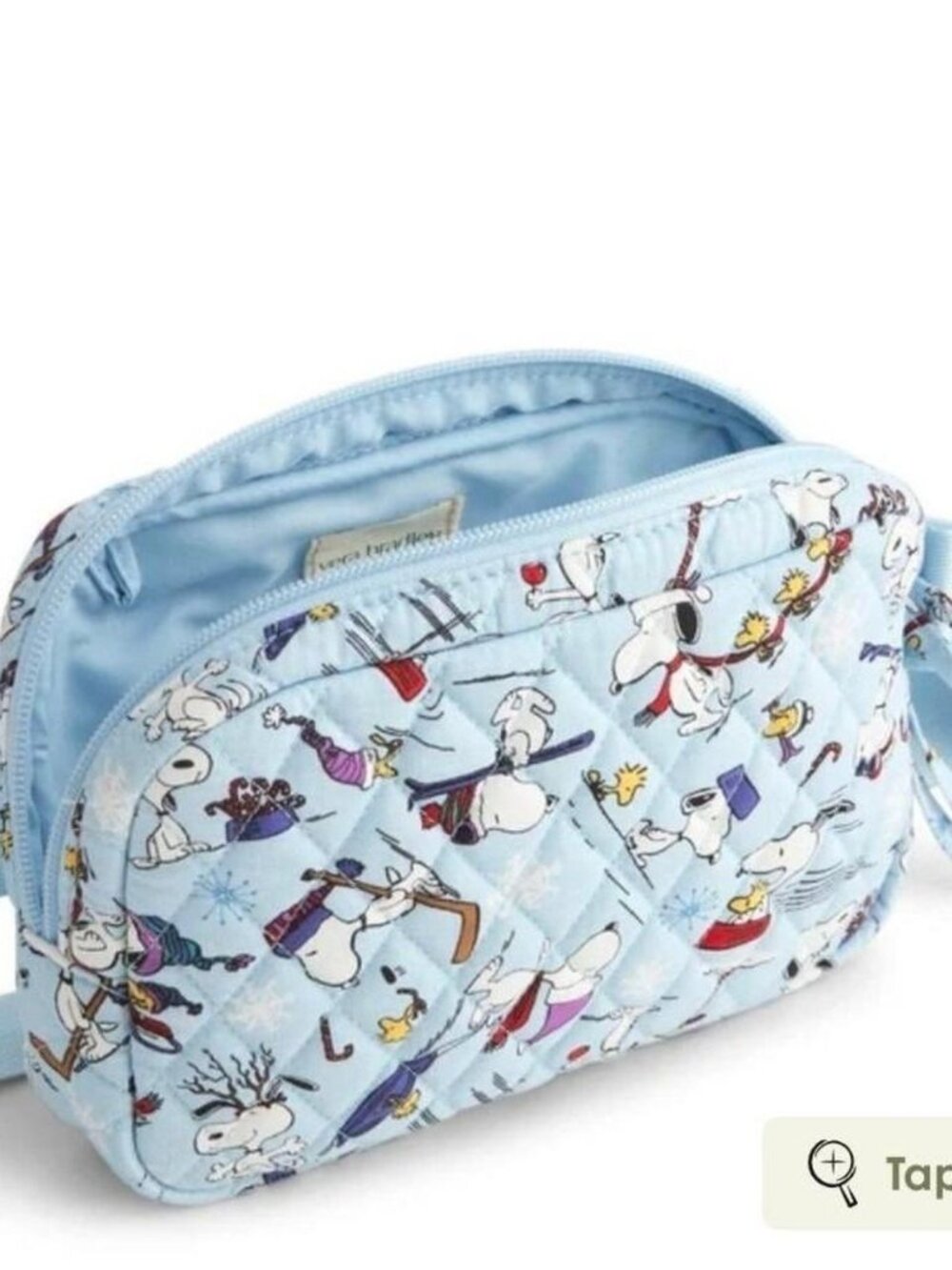 vera bradley snoopy ski fanny pack blue peanuts #peaunuts #snoopy